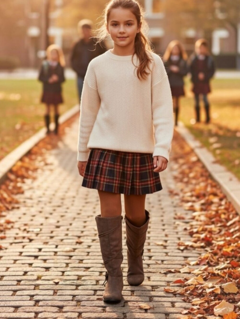 Brash Faux Suede Boots For Girls